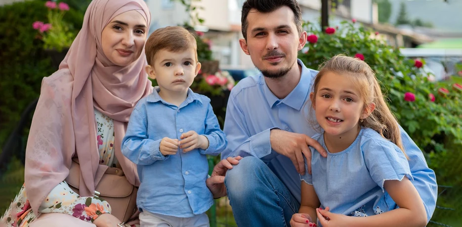Happy Family & Child Interaction